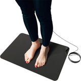 Zen Rhyme Mouse Anti-Static Grounding Wire Yoga Mat Gym Meditation Fitness Workout Gymnastics 40x60CM Rubber Sole